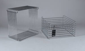 Verner Panton. Wire Cube i farven Chrome. 2