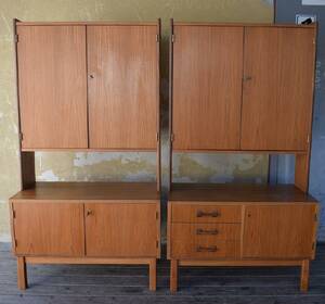 Bokhyllaor med underskåp B342