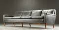 Fire-pers. sofa, Dansk design 1960erne