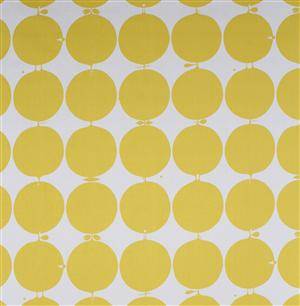 Tyg, Stig Lindberg, Tallyho, gul, Bomullpolyester, 5 m