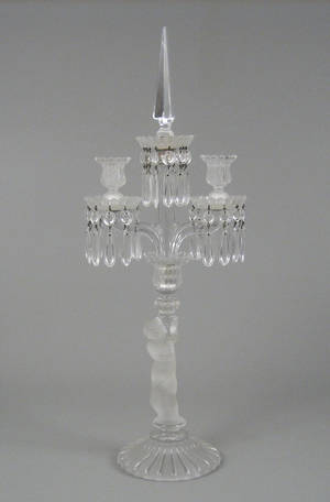 Baccarat. Kandelaber