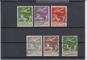 DANMARK AFA 14482. Gl. lufpost inkl. variant STEN UNDER PLOV.