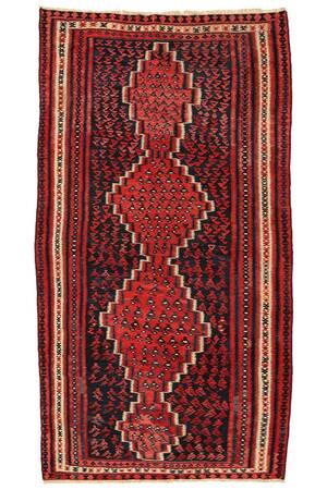 Nordvest persisk Kelim, 277x135 cm.