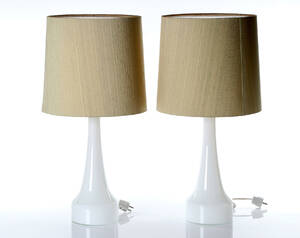 BERGBOMS, BORDSLAMPOR, TVÅ ST