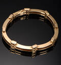 Armbånd af 14 kt guld, ca. 35 gram 