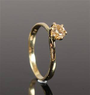 Brilliantring Ca. 0.46 ct.