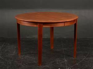 Spisebord af teak med 4 tillægsplader, 1960erne 5