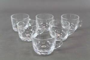 Punchmuggar i kristall Kosta 6 st och karaff