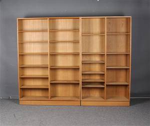 Aage Hundevad. To bogreoler, egetræ 2