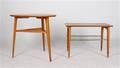 Bord, teak, 1900-talets mitt, 2 st