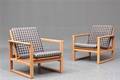 Børge Mogensen, par slædestole eg model 2256 2