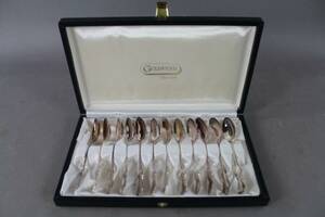 Kaffeskedar i silver GAB P10 12 st