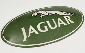 Emaljeskilt. Jaguar