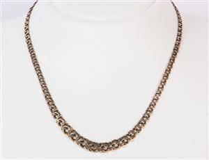Bismark halskæde i 14 kt. guld, 16 gr.