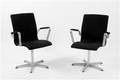 Arne Jacobsen. Par Oxford kontorstole, Tonus uld. 2 