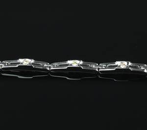 Brillantarmbånd af 9 kt rhodineret hvidguld