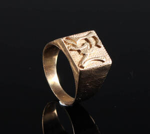 Herrering af 14 kt. guld