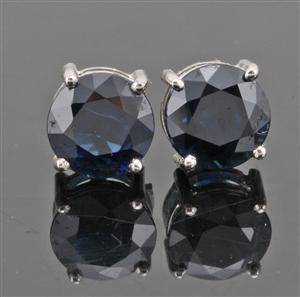 18kt sapphire earstudds approx. 1.50ct