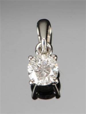Brillantvedhæng, ca 0.40 ct