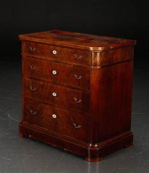 Kommode af mahogni, 1800-tallet
