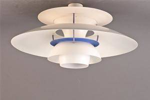 Poul Henningsen. PH5 pendel, hvid