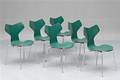 Arne Jacobsen Sæt på seks Grand Prix stole fra Herlufsholm skole 6 