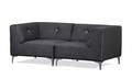 Morten Voss. THE SOFA FIFTYONE. Modulsofa med udskiftelige knapper. Antracit grå med Android Green knapper 