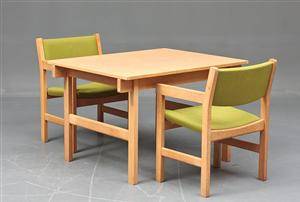 Hans J. Wegner skrivebord og 2 stole 3