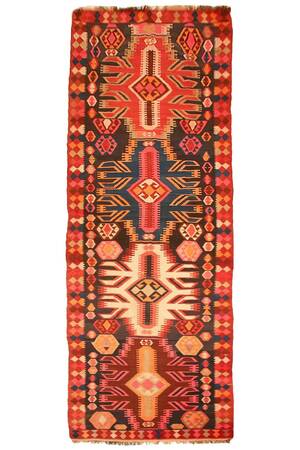 Persisk Shahsavan Kelim 520x150 cm.