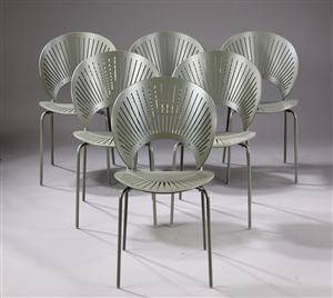 Nanna Ditzel. Sæt på seks Trinidad stole, model 3298. 6