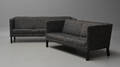 Erik Jørgensen. Tre samt to-pers sofa, model EJ 380. 2
