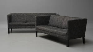 Erik Jørgensen. Tre samt to-pers sofa, model EJ 380. 2