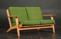 Hans J. Wegner, to-pers. sofa, model GE2902
