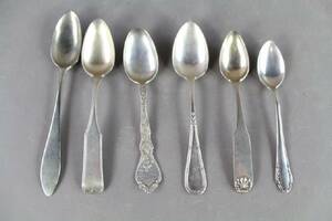 Skedar i silver 6 st