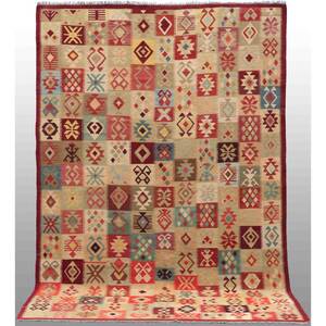 MATTA, kelim, trädgårdsdesign, 300 x 190 cm