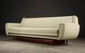 Sovesofa, uld og teak, 1960erne, dansk møbelproducent
