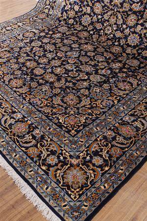 Persisk Kashan 387 x 272 cm. Ull på bomull.