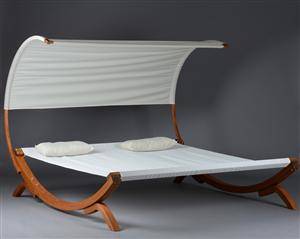 Stor dobbelt solseng med solafskærming