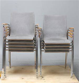 Staplingsbara stolar, 9 st