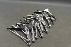 Galgar i silverfärgad plast 11 st