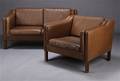 Stouby møbelfabrik, to-pers sofa samt lænestol 2
