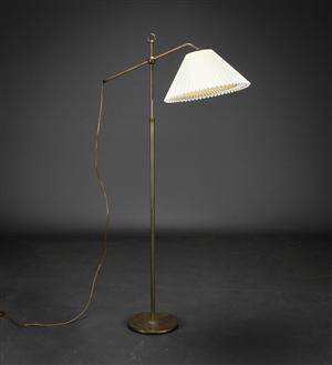 Standerlampe, messing