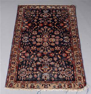 Persisk Hamadan tæppe. 203x139 cm.