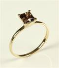 Ring, 14 kt guld, diamant