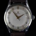 Omega vintage herrearmbåndsur, two-tone skive