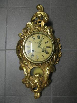 Väggpendyl, Förgylld