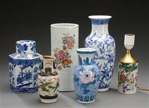 Kinesisk samling af porcelæns vaser - 1900 tallet 6