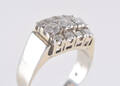 Diamantring i 18K vitguld ca 0.84 ct. 
