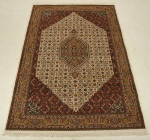 Kashmir Bidjar tæppe, 198x300 cm.
