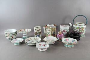 Asiatiskt porslin 16 delar mm